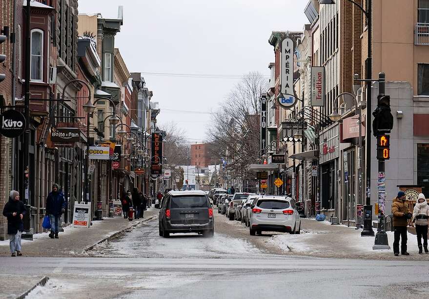 La rue Saint-Joseph Est, au cœur du quartier Saint-Roch.