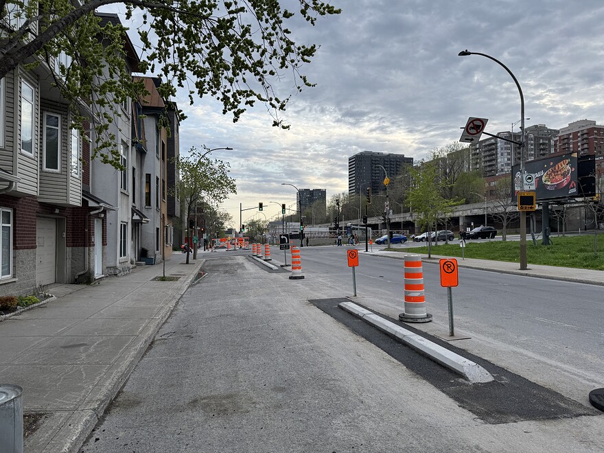 Saint-Antoine / Guy (côté est), vue vers l’ouest