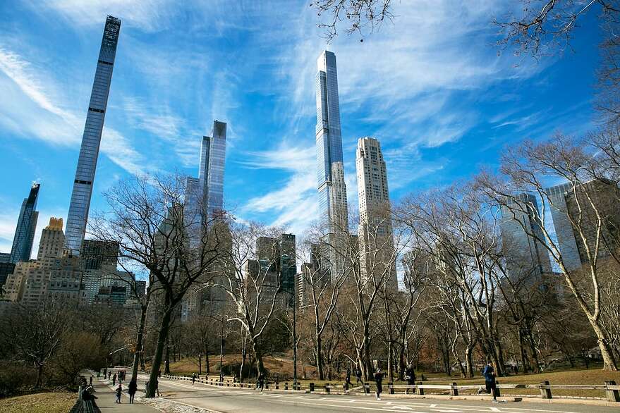 «L'allée des milliardaires» vue de Central Park