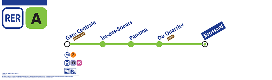 Carte REM RER 2024