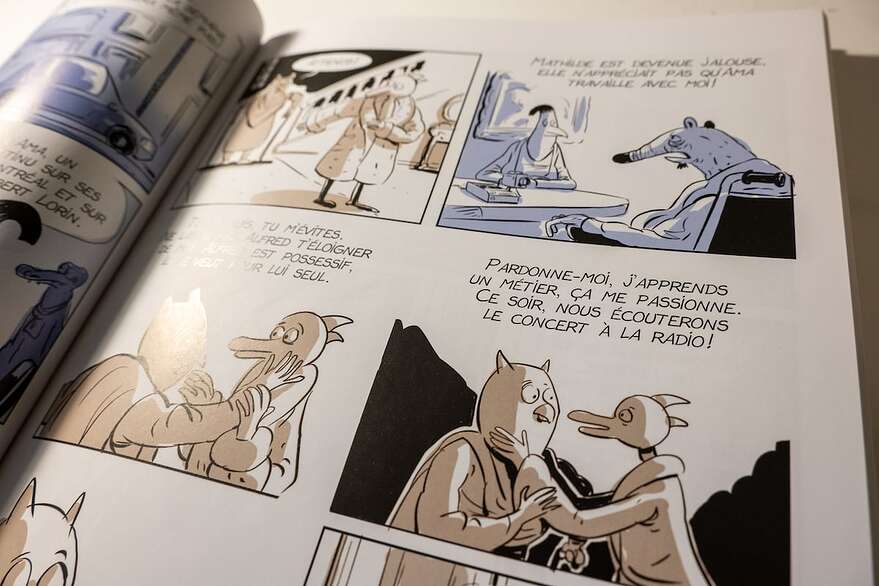 Avec sa plus récente bande dessinée, <em>Ama</em>, André-Philippe Côté plonge ses lecteurs dans le milieu artistique des années 30.