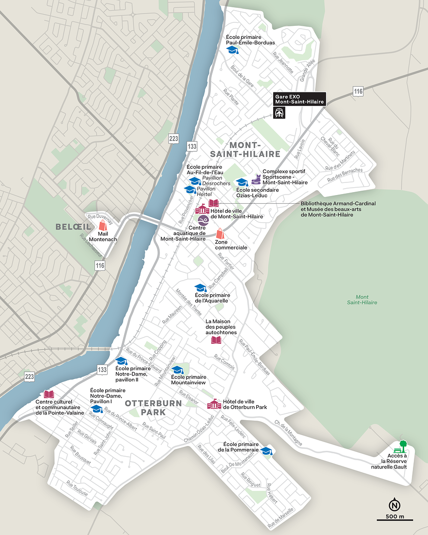 Secteur desservi par le transport à la demande