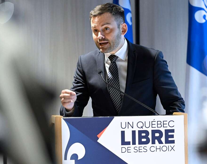 Paul St-Pierre-Plamondon, chef du Parti québécois.