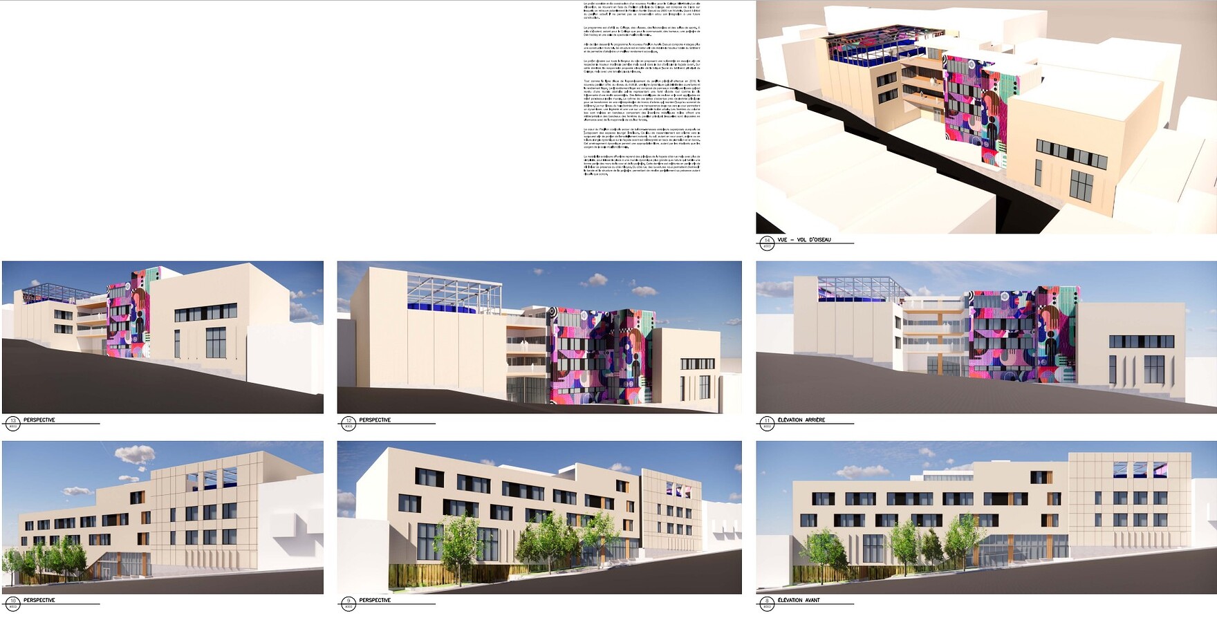 Nouveau pavillon Aurèle-Daoust (Collège Ville-Marie) - 4 étages ...