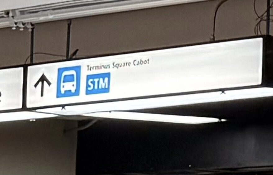 Terminus Square Cabot Sign
