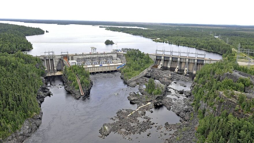 La centrale Chute-à-la-Savane, un des barrages que possède Rio Tinto au Saguenay-Lac-Saint-Jean.