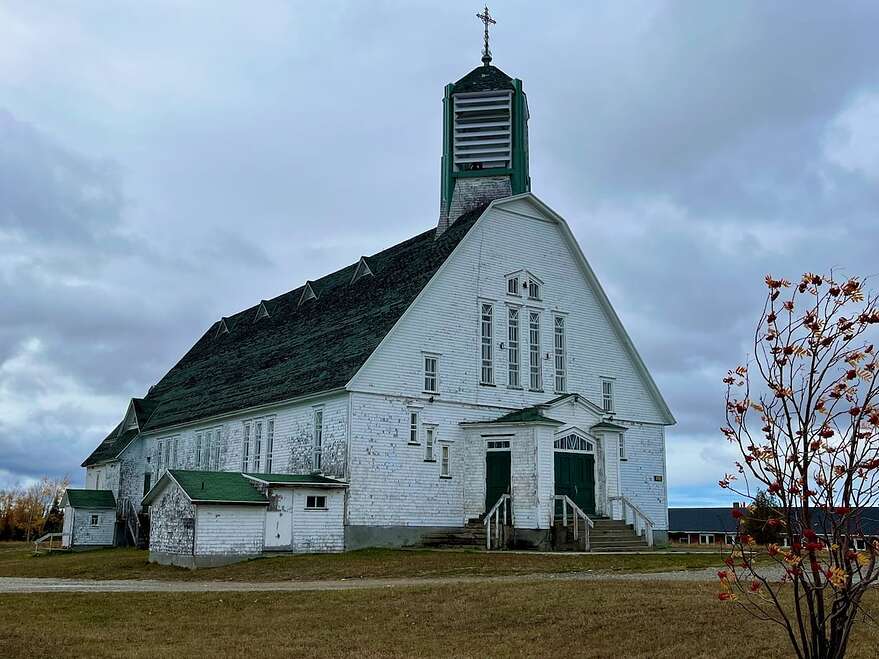 Saint-Octave-de-l’Avenir est l’un des rares villages disparus qui a encore son église.