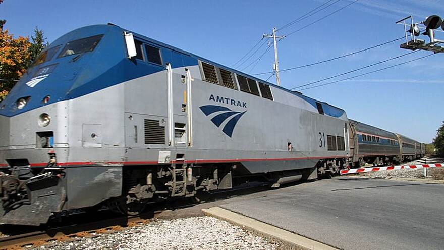 Un train d’Amtrak