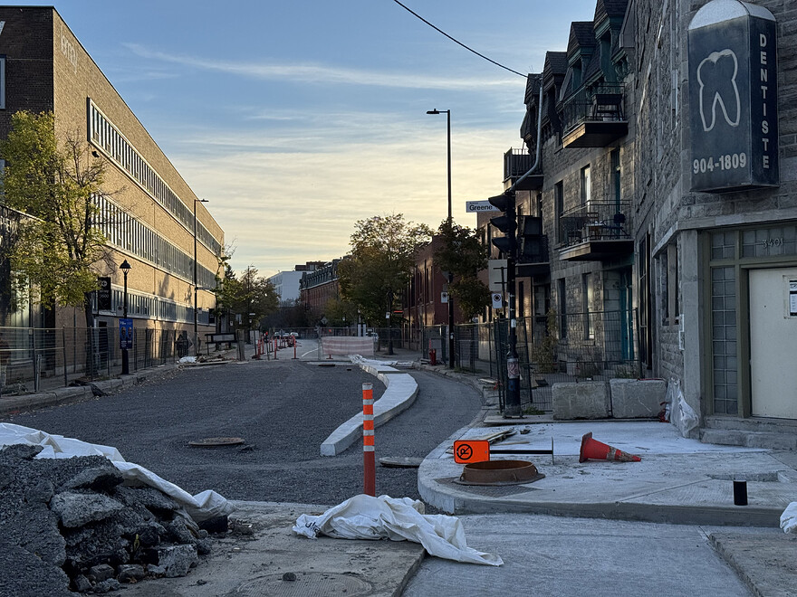 Saint-Jacques / Greene, vue vers l'ouest