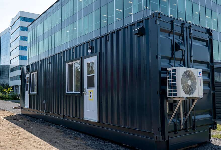 Trois modules comprendront chacun deux studios et un module comprendra des espaces communs.