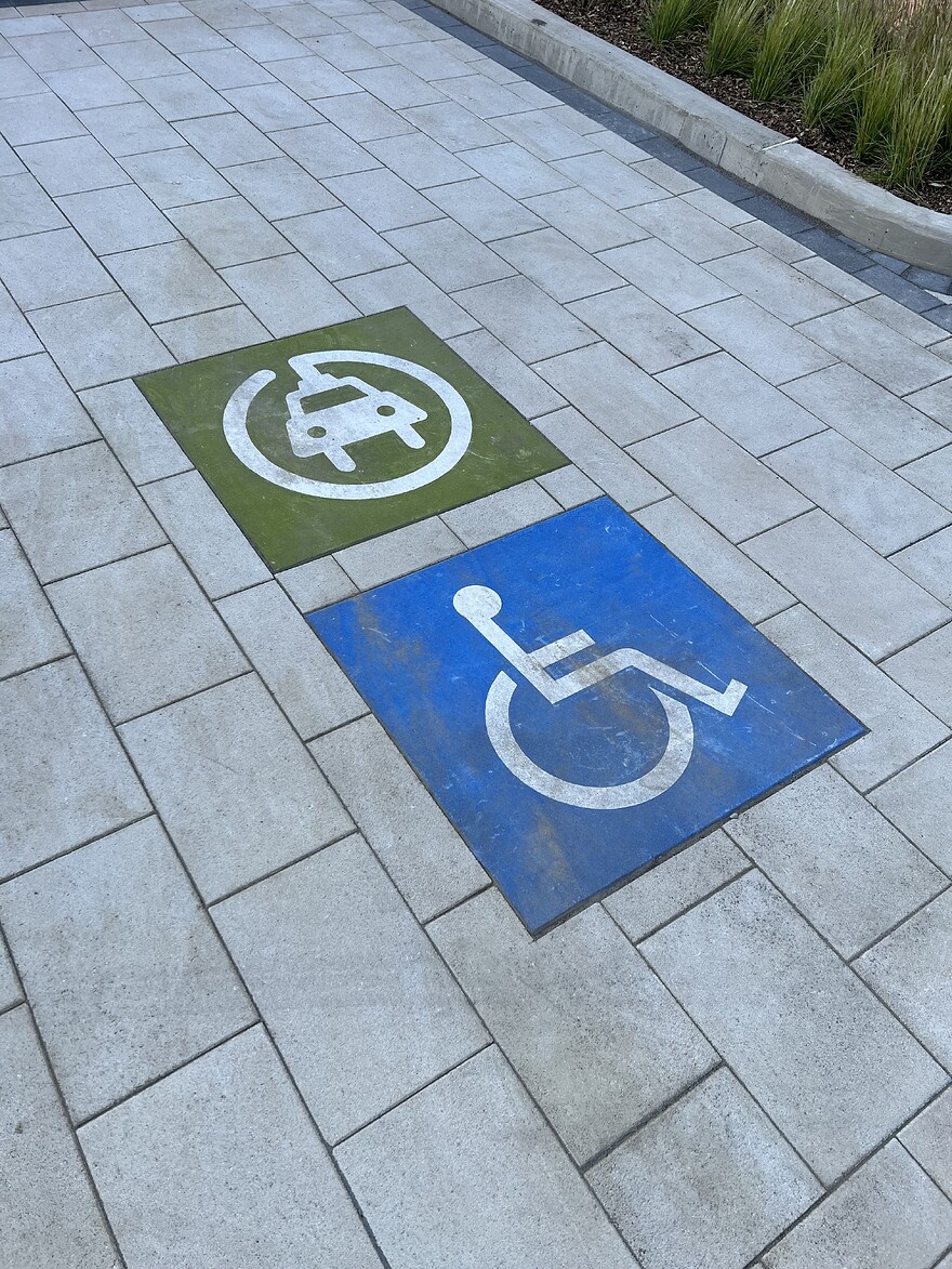 EV Charging and Accessible parking together
