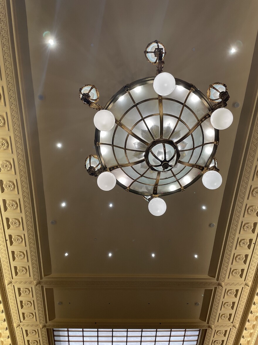 Plafond du Halle d'honneur