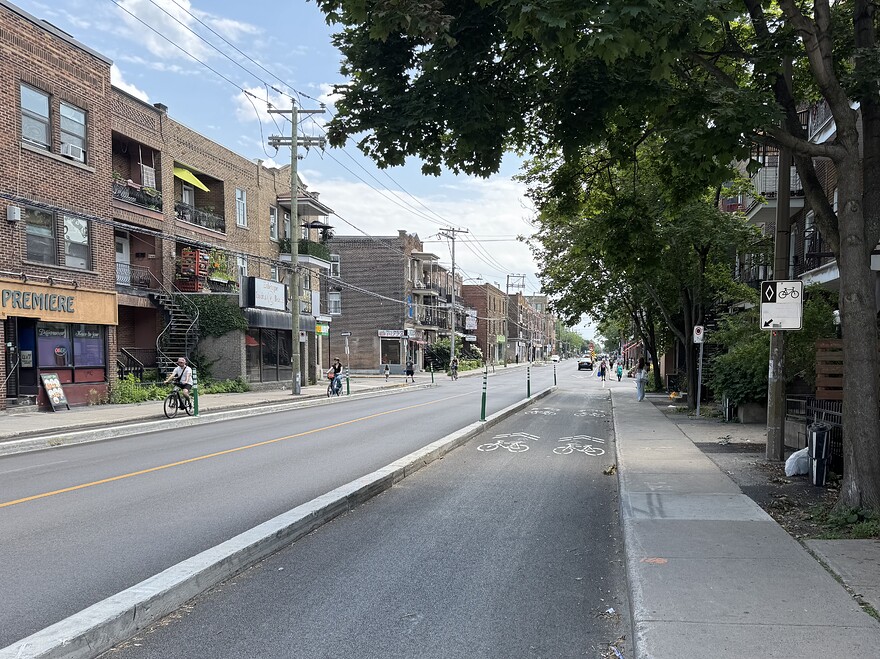 De Verdun / 1re avenue, vue vers l’ouest