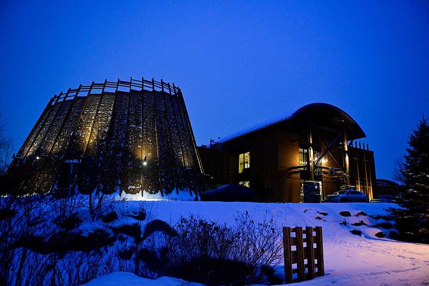 L'Hôtel-Musée des Premières Nations, dans lequel les intéressés peuvent profiter de l'exposition <em>Otsikhe’ta’: Une histoire sucrée</em>.