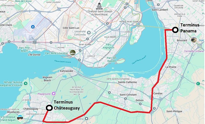 Ligne exo Châteauguay