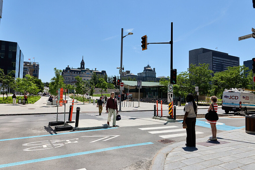 Intersection Viger/Sanguinet ©Ville de Montréal 2026
