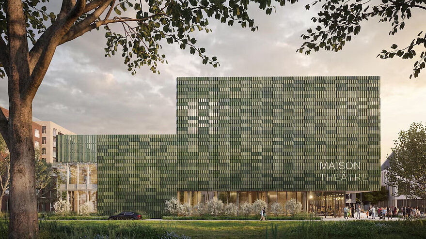 La Maison Théâtre sortira de terre d'ici 2028 dans le quartier Angus, dans l'est de Montréal. – Photo : Maison Théâtre