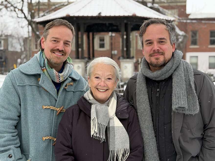 Maxime Le Flaguais, Véronique Le Flaguais et Charles Côté.