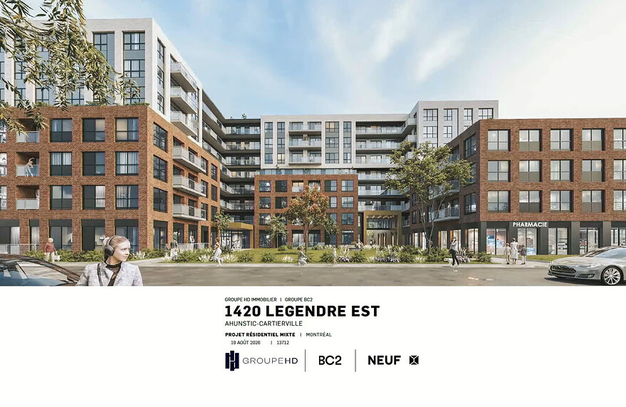 Côté rue Legendre