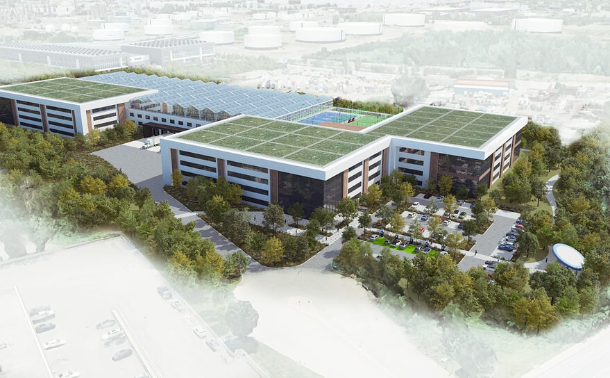 Vue 3D d'un projet type pour le terrain 12 – Boulevard Henri-Bourassa Est