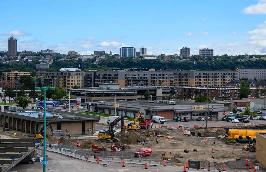 Les débuts du chantier de redéveloppement de Fleur de Lys, en septembre 2024.