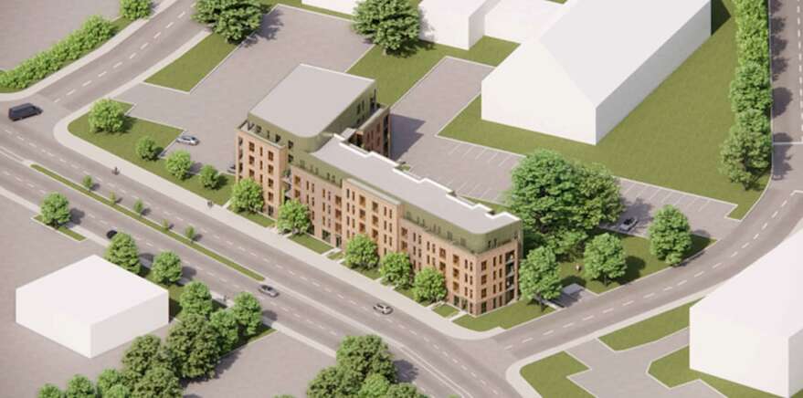 L'immeuble projeté sur le boulevard Père-Lelièvre.