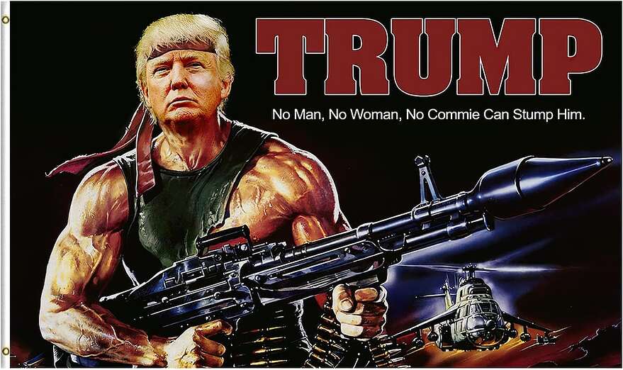 Donald Trump en Rambo