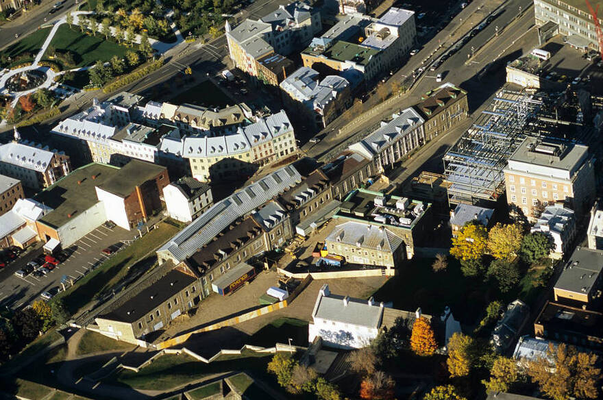 Les Nouvelles-Casernes. Vue aérienne