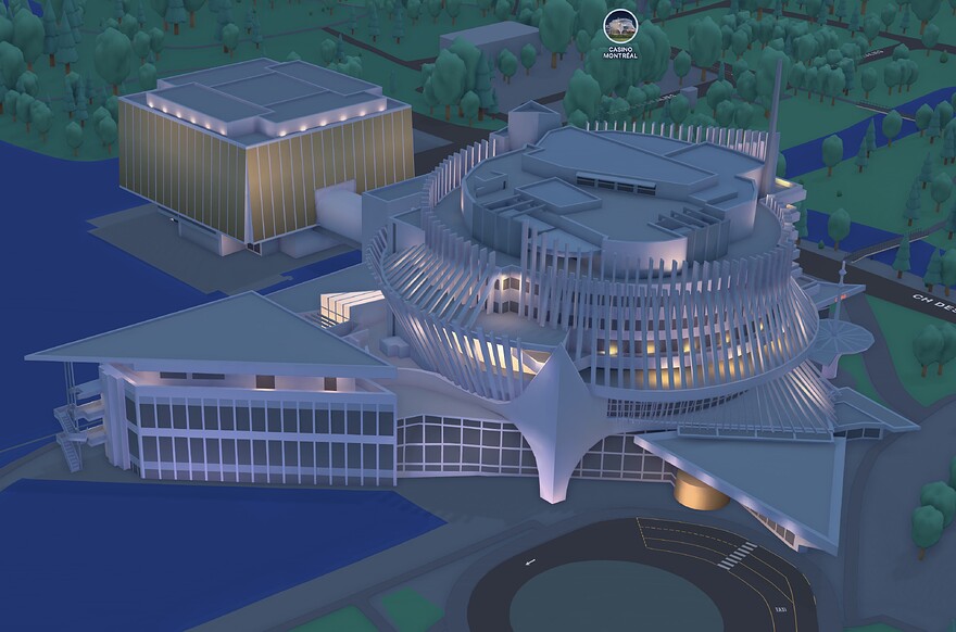 Dark mode Casino front