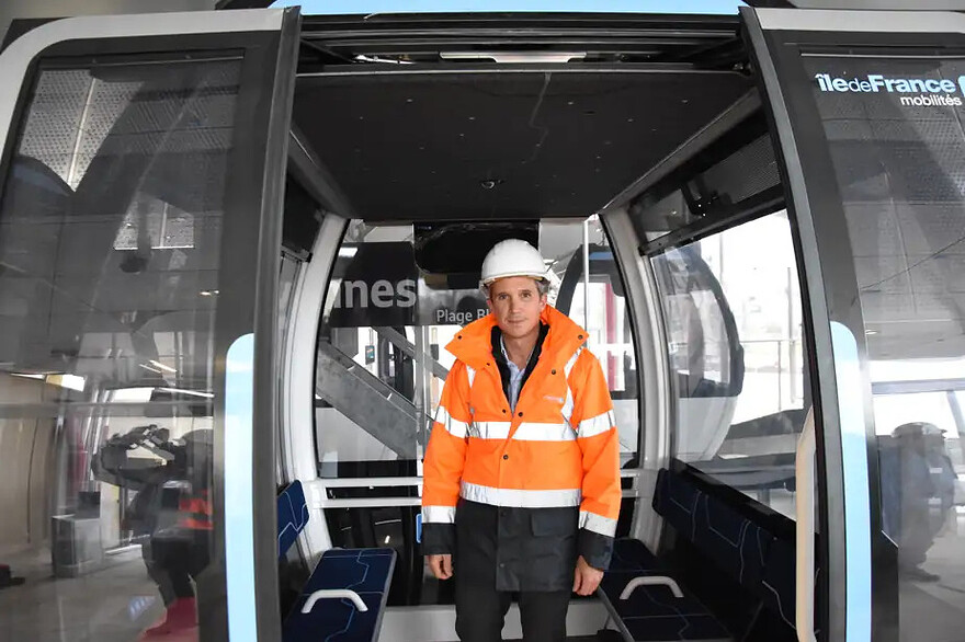 PHOTO RAFAEL MIRÓ, COLLABORATION SPÉCIALE — Christophe Surowiec, directeur du projet de téléphérique chez Île-de-France Mobilités