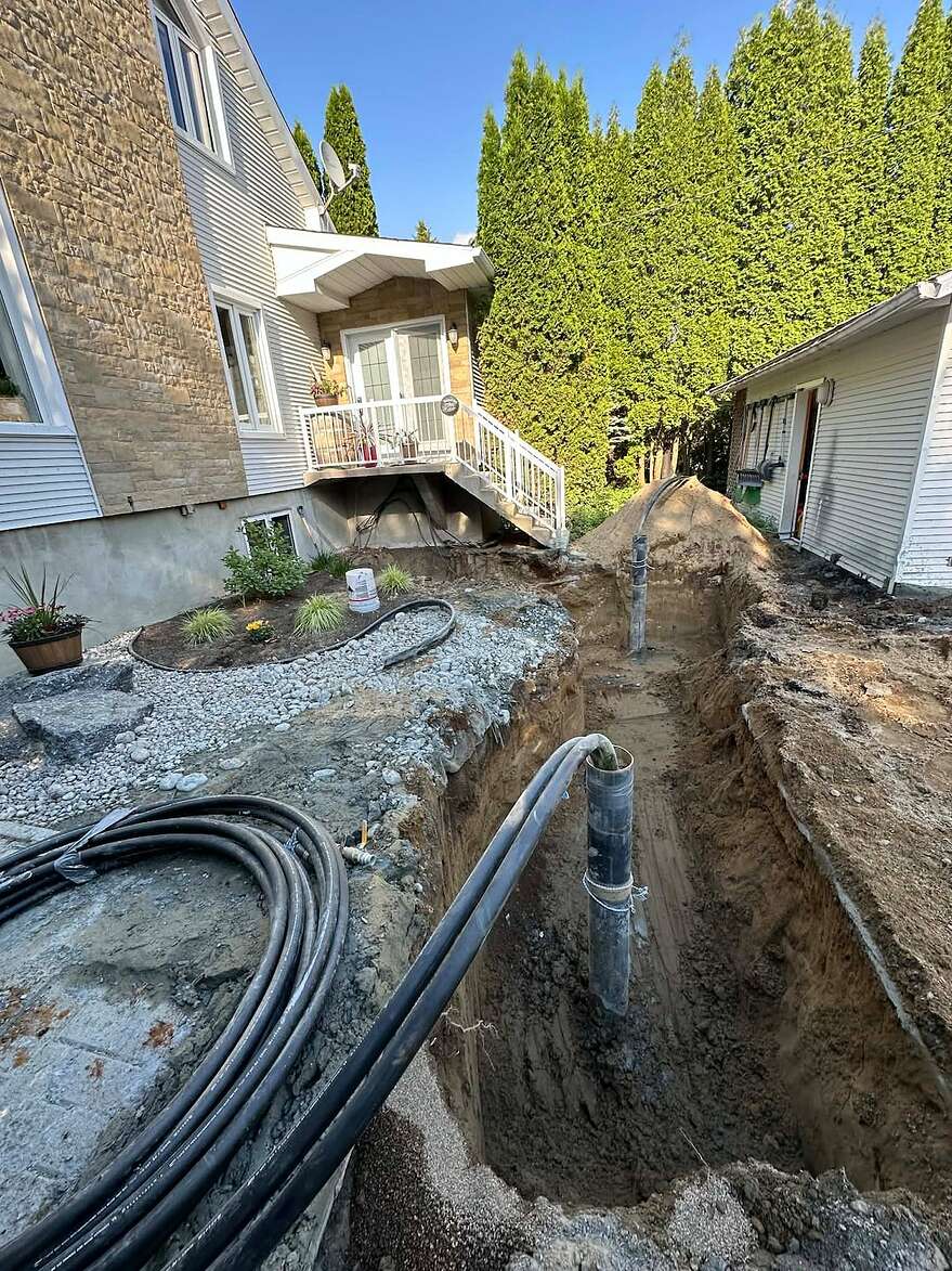 Les projets de géothermie se font lors de travaux de rénovation majeure ou lors de la construction d'une maison neuve.