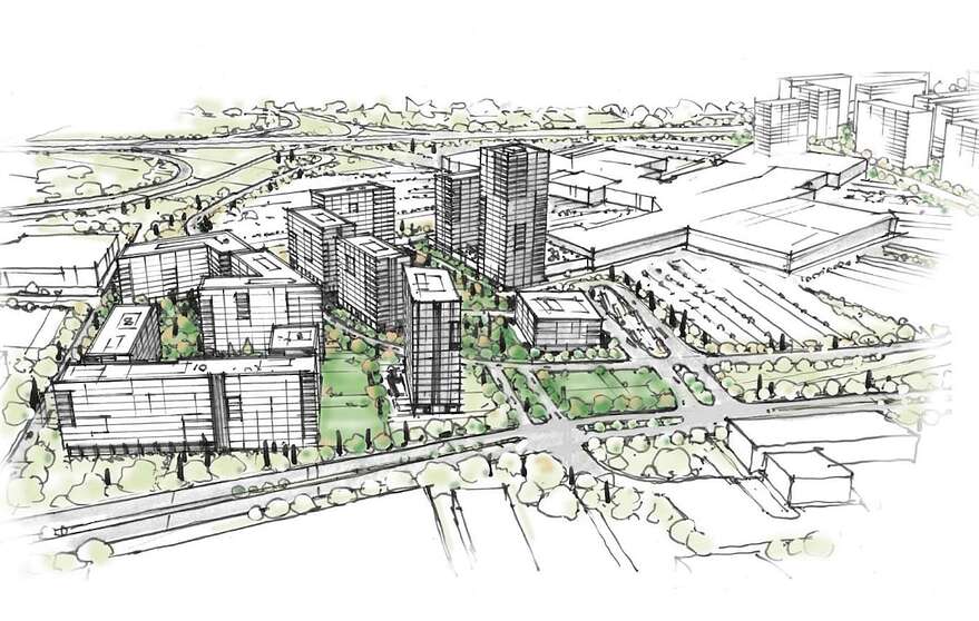 Ébauche de la vision du redéveloppement des Galeries de la Capitale