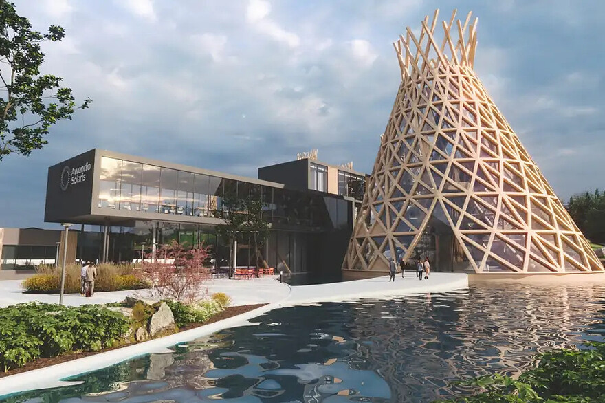 ILLUSTRATION FOURNIE PAR AWENDIO SOLARIS — Awendio Solaris, une filiale de l’entreprise britannique Adsila Holding, veut construire une usine de fabrication de cellules photovoltaïques et de panneaux solaires, doublée d’un centre de recherche-développement.