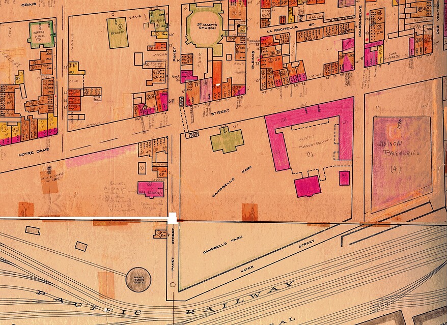 1947-1949 secteur parc Campbell-Est