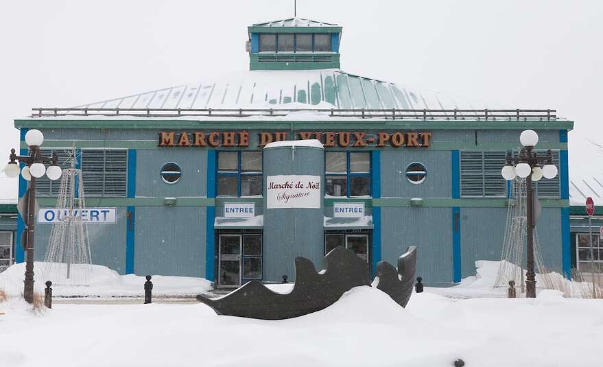 Le Marché du Vieux-Port est disparu du paysage de Québec en 2019.