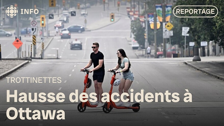 Hausse des accidents de trottinette électrique à Ottawa
