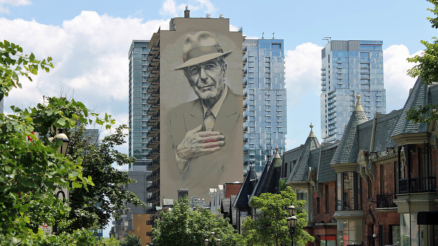 Murale Leonard Cohen