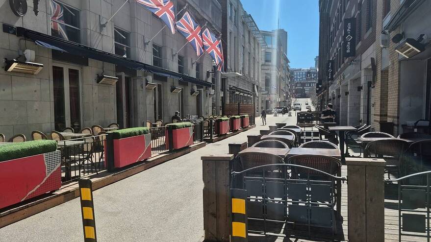 La rue du Parvis piétonnisée avec deux semaines d’avance  27 avril 2026  Article par Christophe Gagnon-Fortin