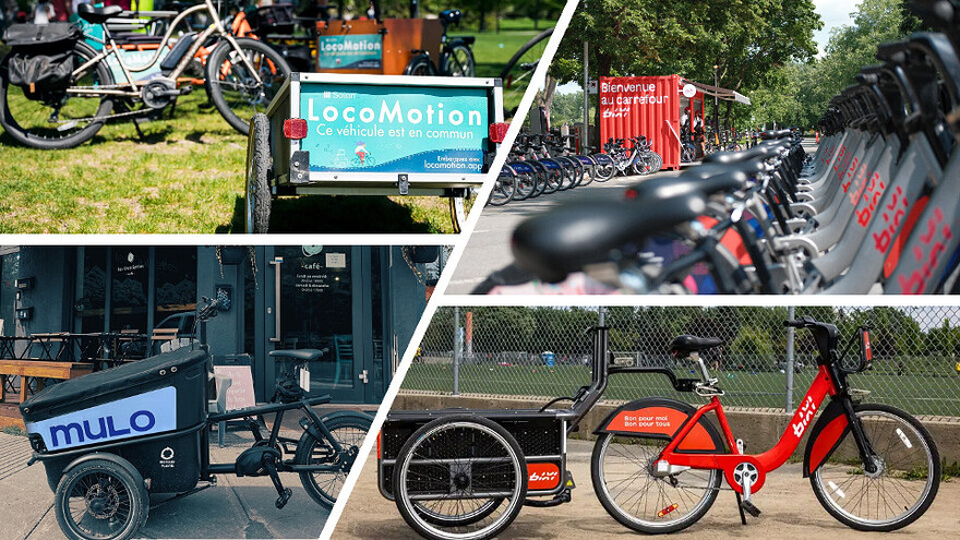 LocoMotion, Bixi, Mulo - Montage fait avec PowerPoint