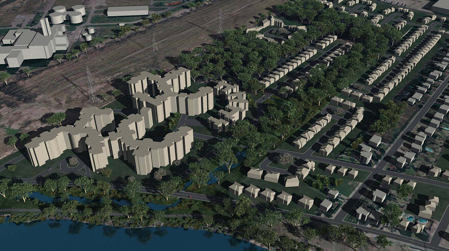 Vision du faubourg Pointe-aux-Prairies, vers 1999