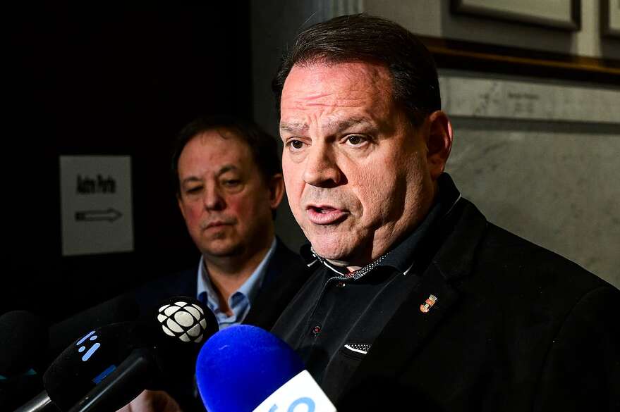 Le chef de l'opposition, Stéphane Lachance