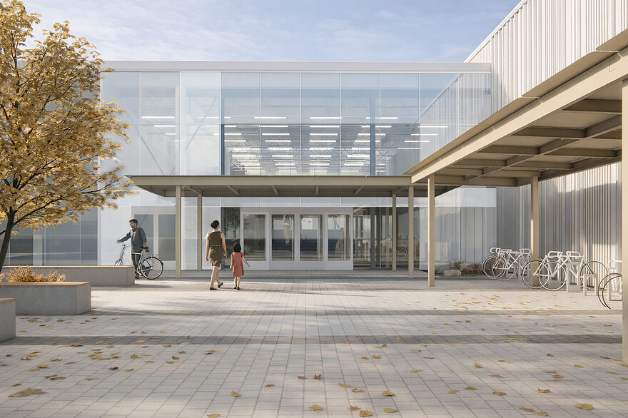 Vue-exterieure-entree_Centre-recreatif-de-Beaconsfield