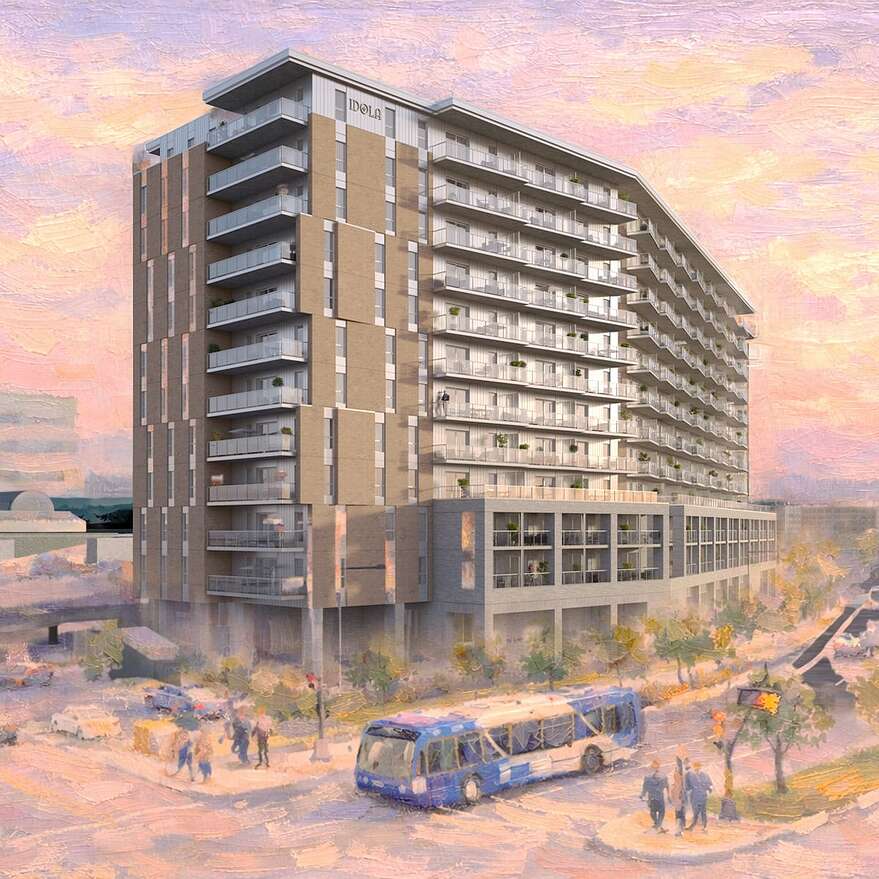 Le projet immobilier Idola émerge au 2689, boulevard Hochelaga.
