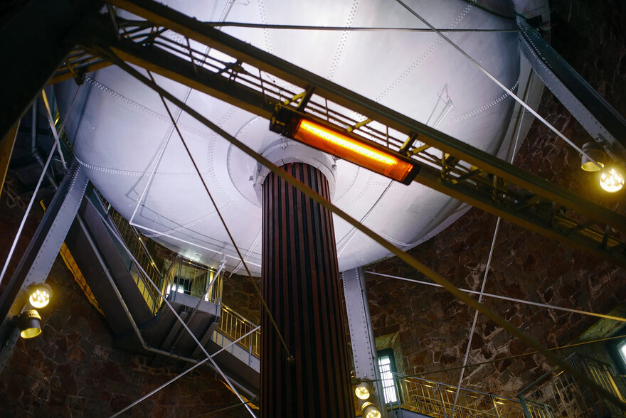 Photo: Adil Boukind, Le Devoir – L’intérieur de la Tour de Lévis