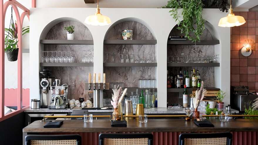 Le restaurant Coquette, Avenue Royale à Sainte-Anne-de-Beaupré.