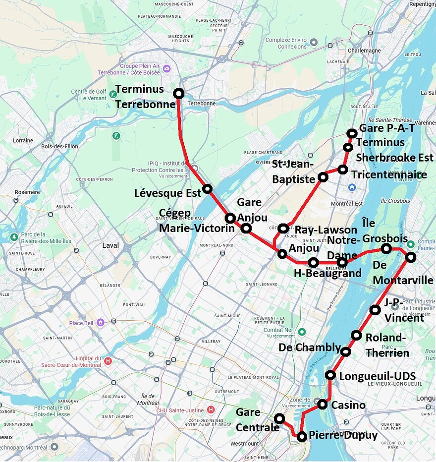 REM B Boucherville-Terrebonne
