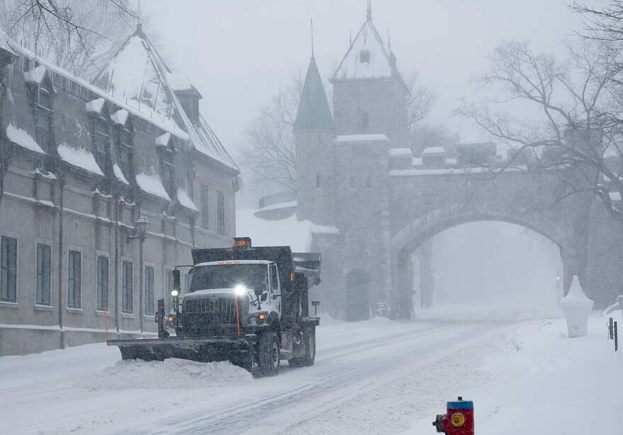 Le mois de février 2025 a été marqué par de fortes tempêtes au Québec.