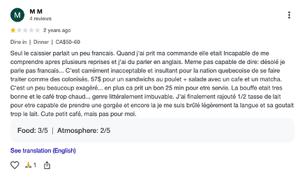 Commentaire Google