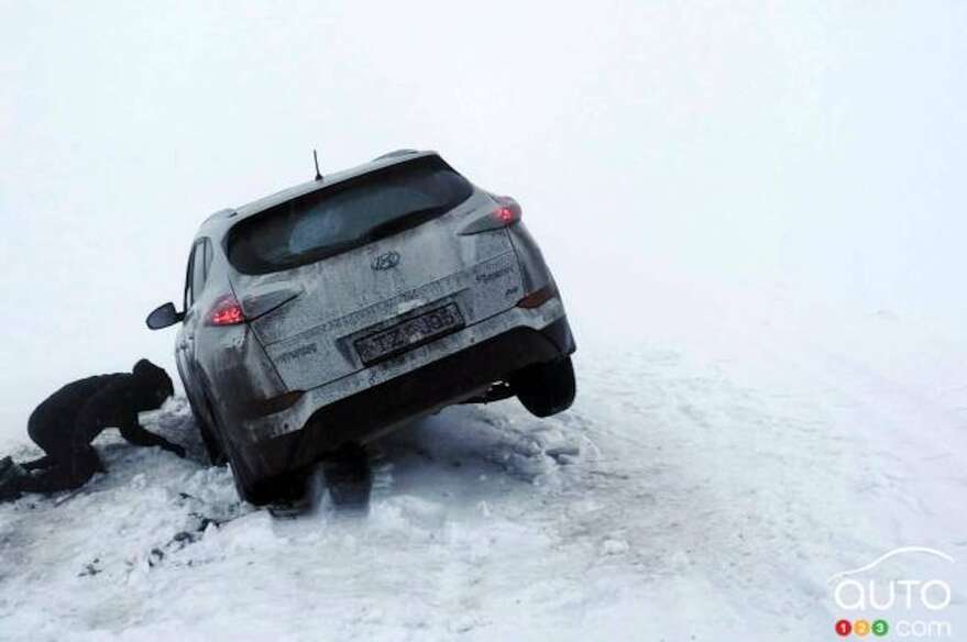 Une sortie de route.