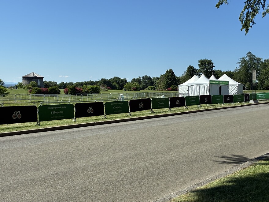 Pour encourager les festivaliers à venir à vélo